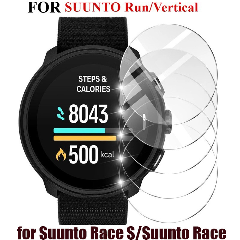 Watch Face Protector - 3-5 ชิ้นกระจกนิรภัยสำหรับซูนโต เรซ เอส/เรซ 9H 2.5D