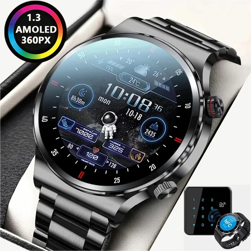 Smartwatch Faces - นาฬิกาสมาร์ทวอทช์ GPS ECG+PPG รองรับบลูทูธโทรออก สำหรับผู้ชาย รุ่นปี