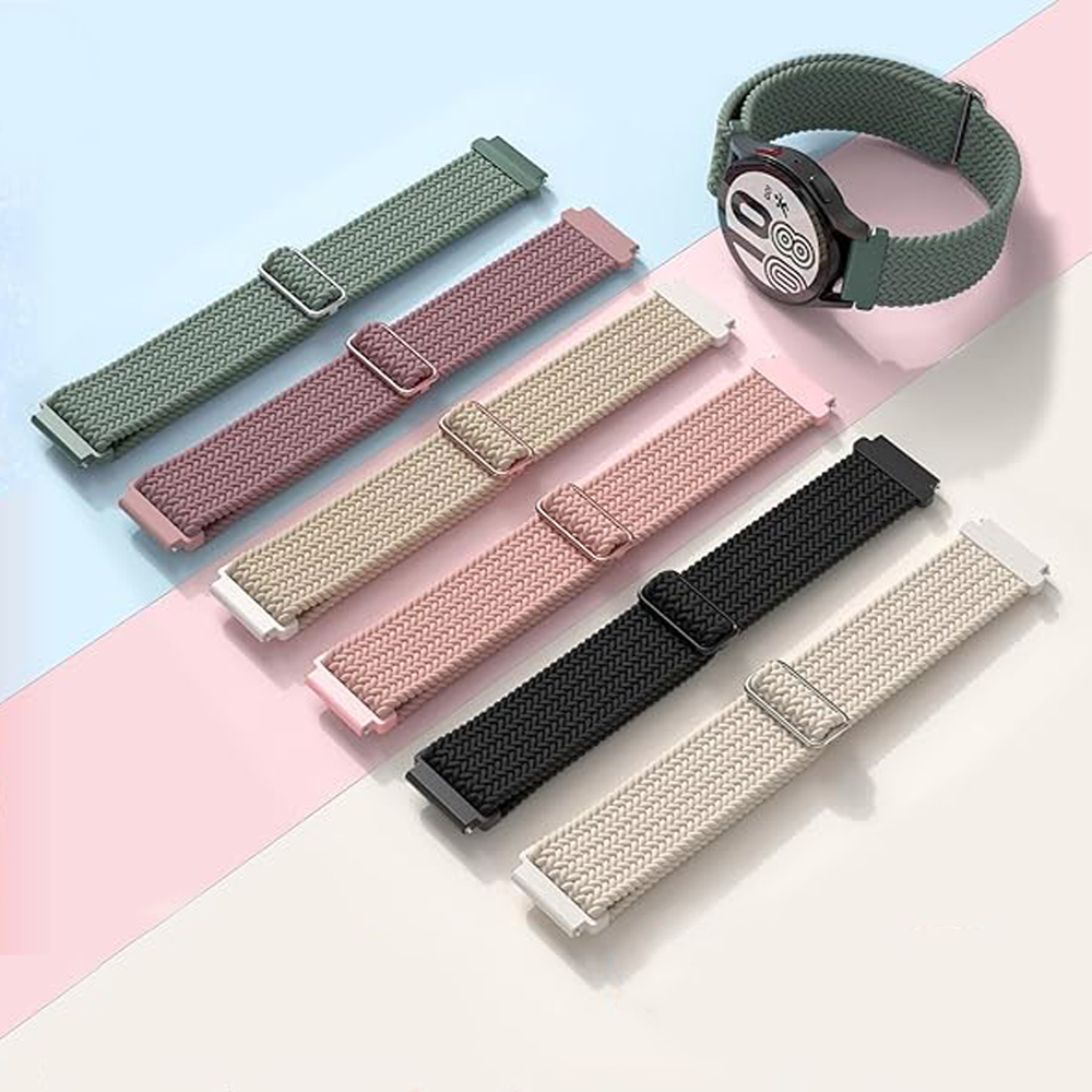 Xiaomi Smartwatch S3 Accessories - 20มม./22มม.สําหรับSamsung Galaxyนาฬิกา7/4/6/5 Pro/6 Classic/เกียร์S3/Active 2 Braided