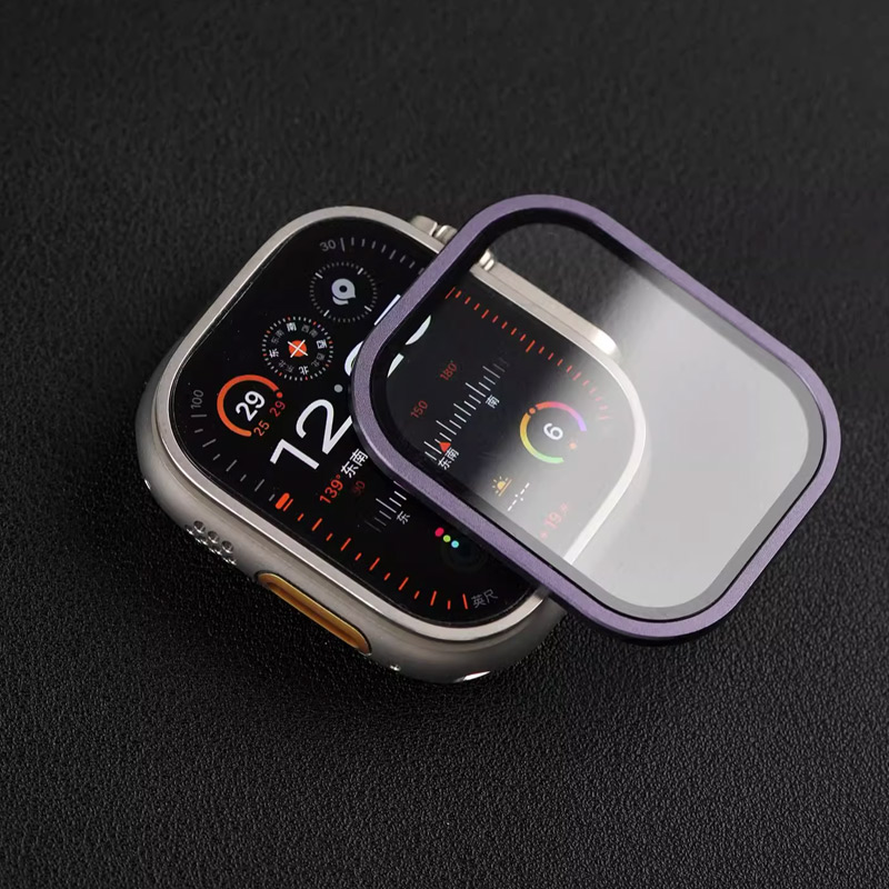 Smartwatch Case - กระจกนิรภัยสําหรับ Apple Watch Ultra 49 มม.