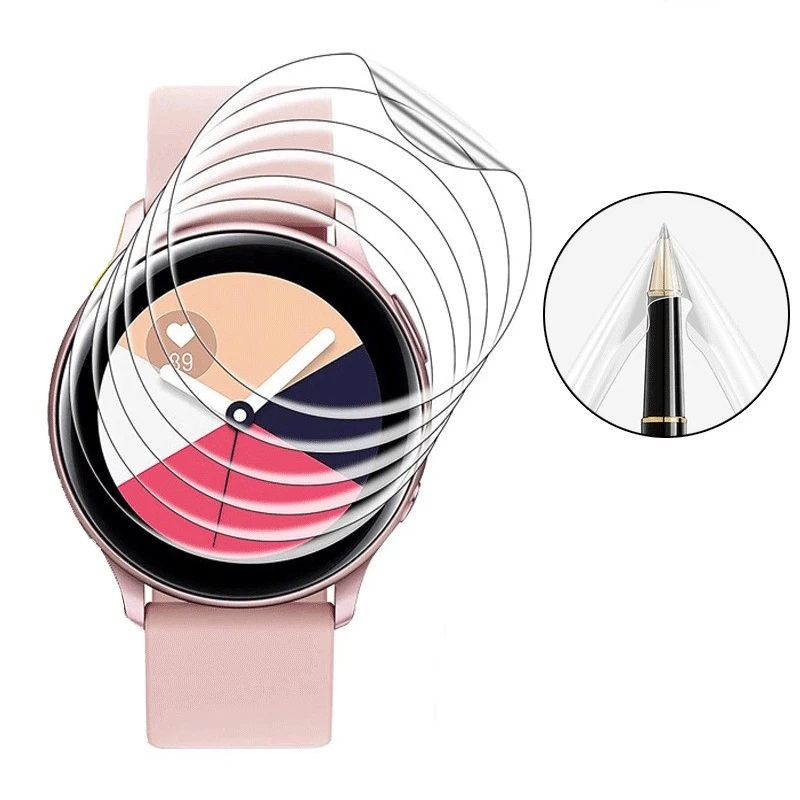 Watch Face Protector - 5 ชิ้นไฮโดรเจลฟิล์มป้องกันสำหรับซัมซุงกาแล็กซี่นาฬิกา 3 4 5 6