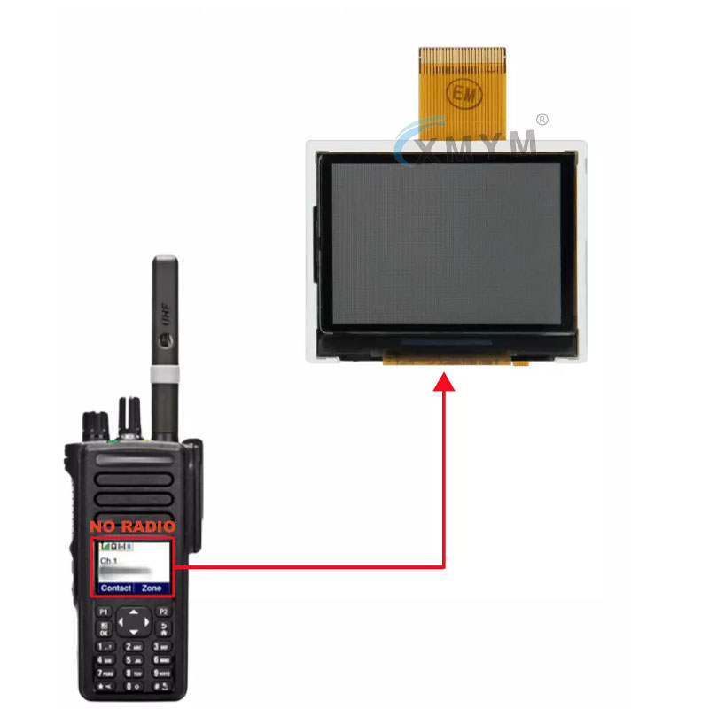 Motorola Smartwatch Accessories - หน้าจอใหม่สําหรับ LCD Motorola XiR P8668 P8668i