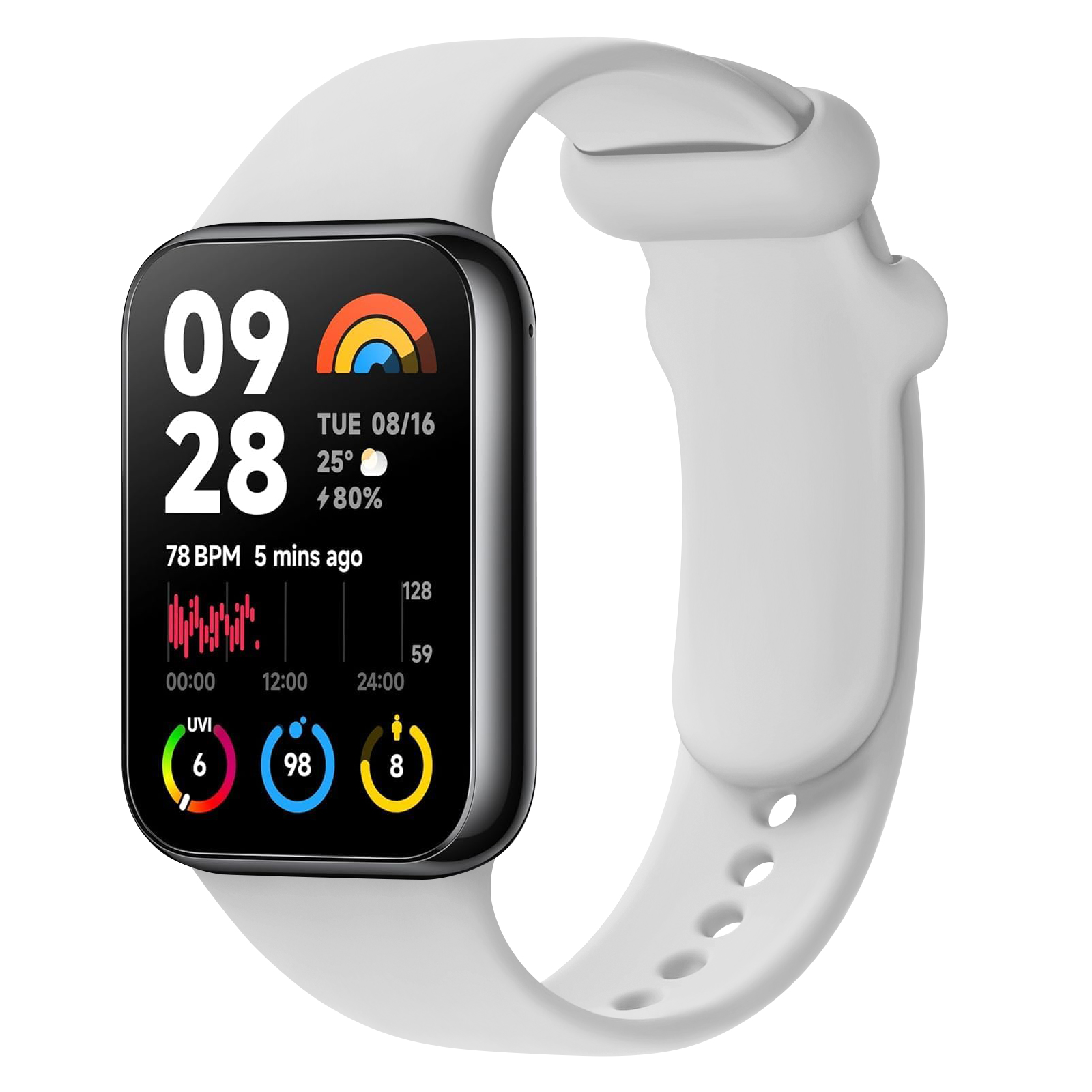 Smartwatch Id - สายรัดซิลิโคนสำหรับเสี่ยวหมี่ มิ สมาร์ทแบนด์ 8/9 สายรัดข้อมือแบบสปอร์ตสำหรับเรดมี่ วอทช์