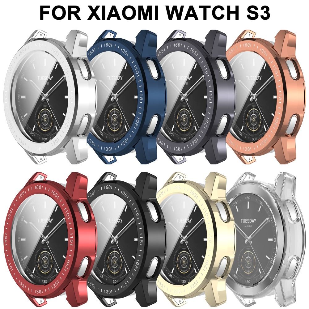 Xiaomi Smartwatch S3 Accessories - ใหม่ฝาครอบ TPU กรณีกันชน Watchband ป้องกันหน้าจออุปกรณ์เสริมสมาร์ทเปลือกป้องกันสําหรับ Xiaomi