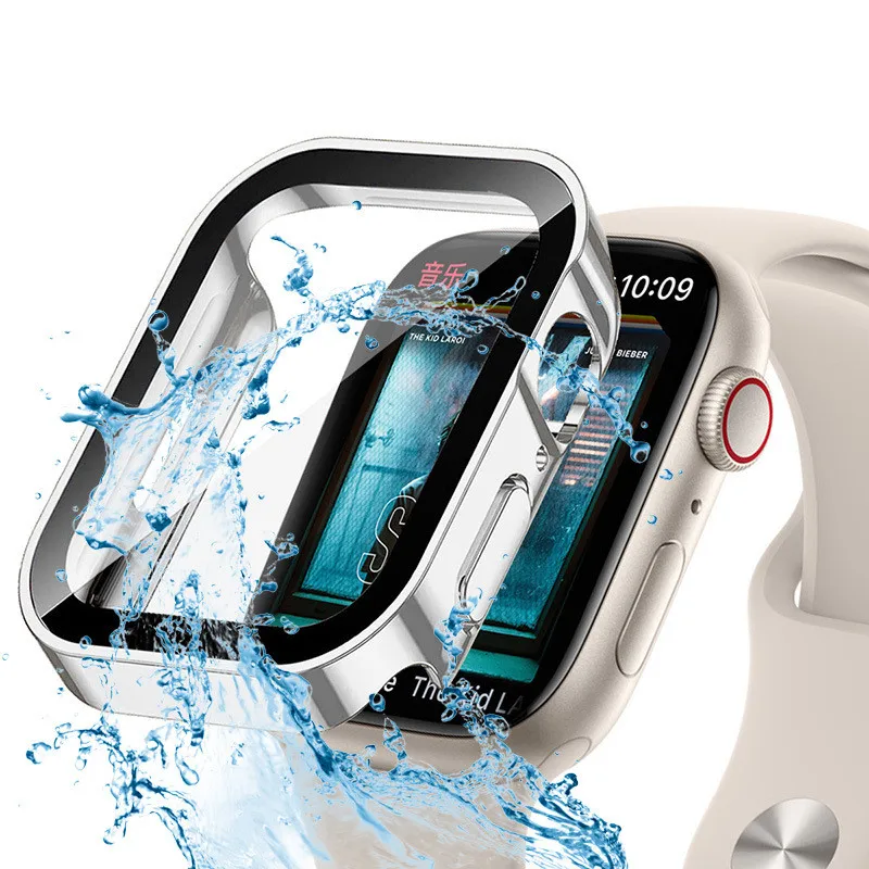 Smartwatch Case - กันน้ํา Hard PC ป้องกันหน้าจอสําหรับ Apple Watch