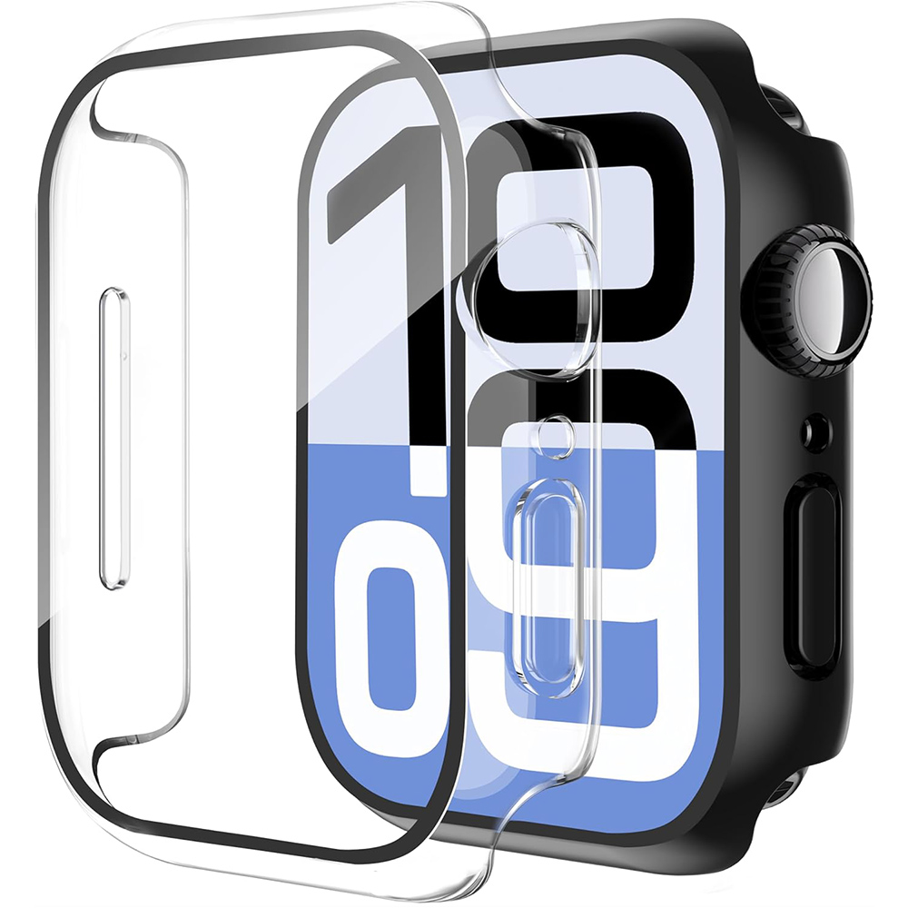Apple Smartwatch Accessories - เคสใสสีดำสำหรับ Apple Watch Series 11 10