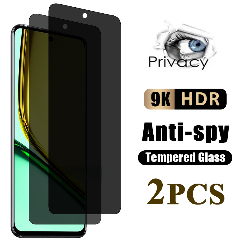 Realme C67 - 2Pcs Anti-Spyป้องกันหน้าจอความเป็นส่วนตัวสําหรับRealme C67 C51 V50s V30