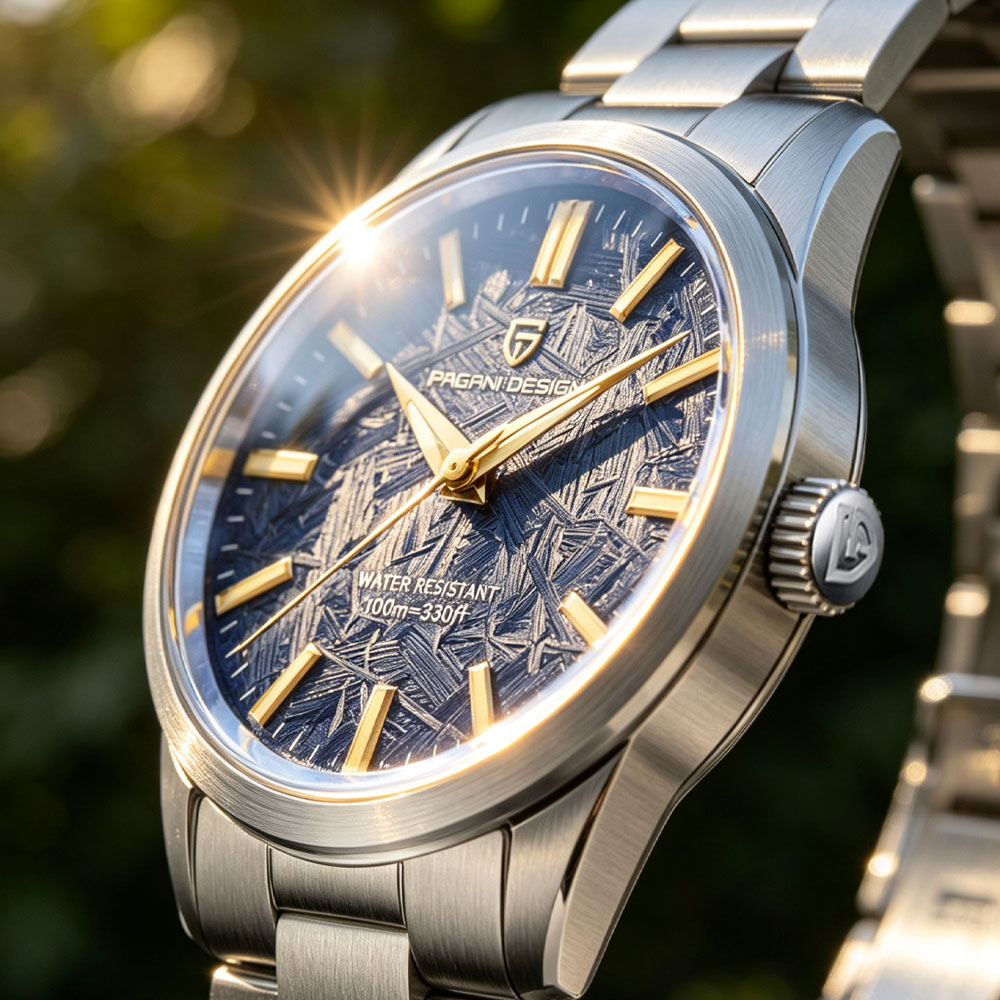 Accessories With Watch - นาฬิกาควอตซ์ PAGANI DESIGN 40 มม. สำหรับผู้ชาย
