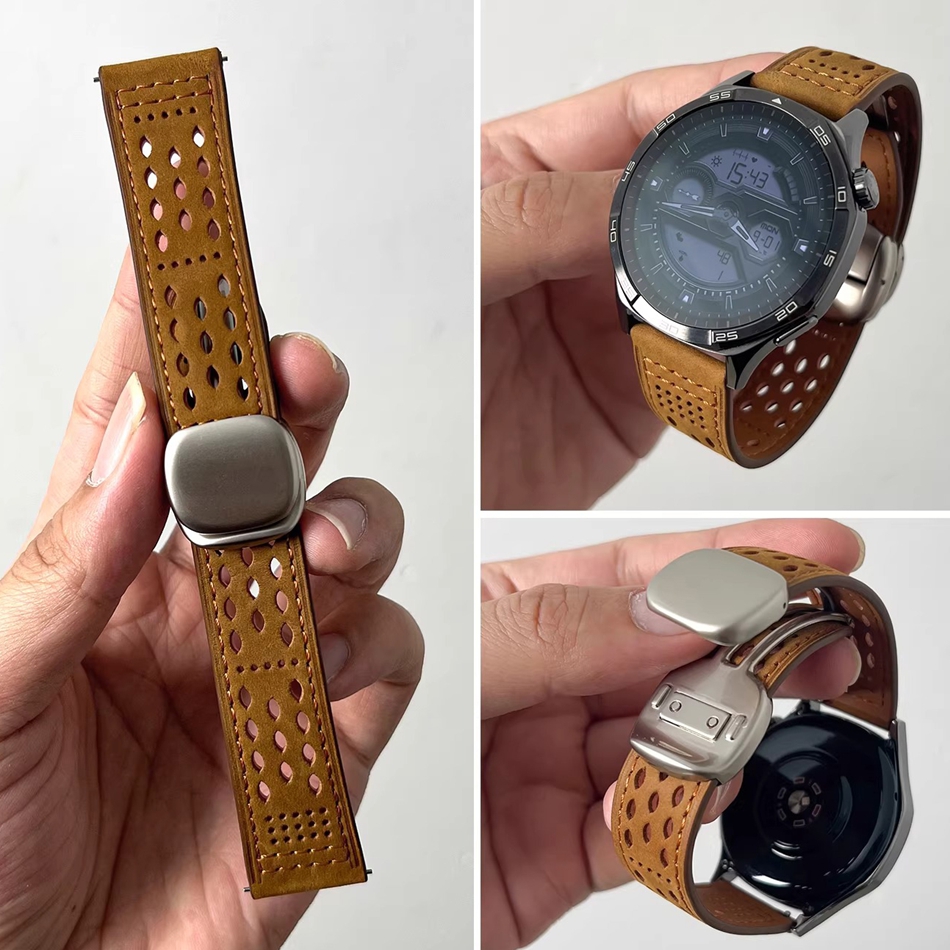 สายนาฬิกาหนังแท้ Crazy Horse แ - Leather Classic Strap บทวิจารณ์และราคา