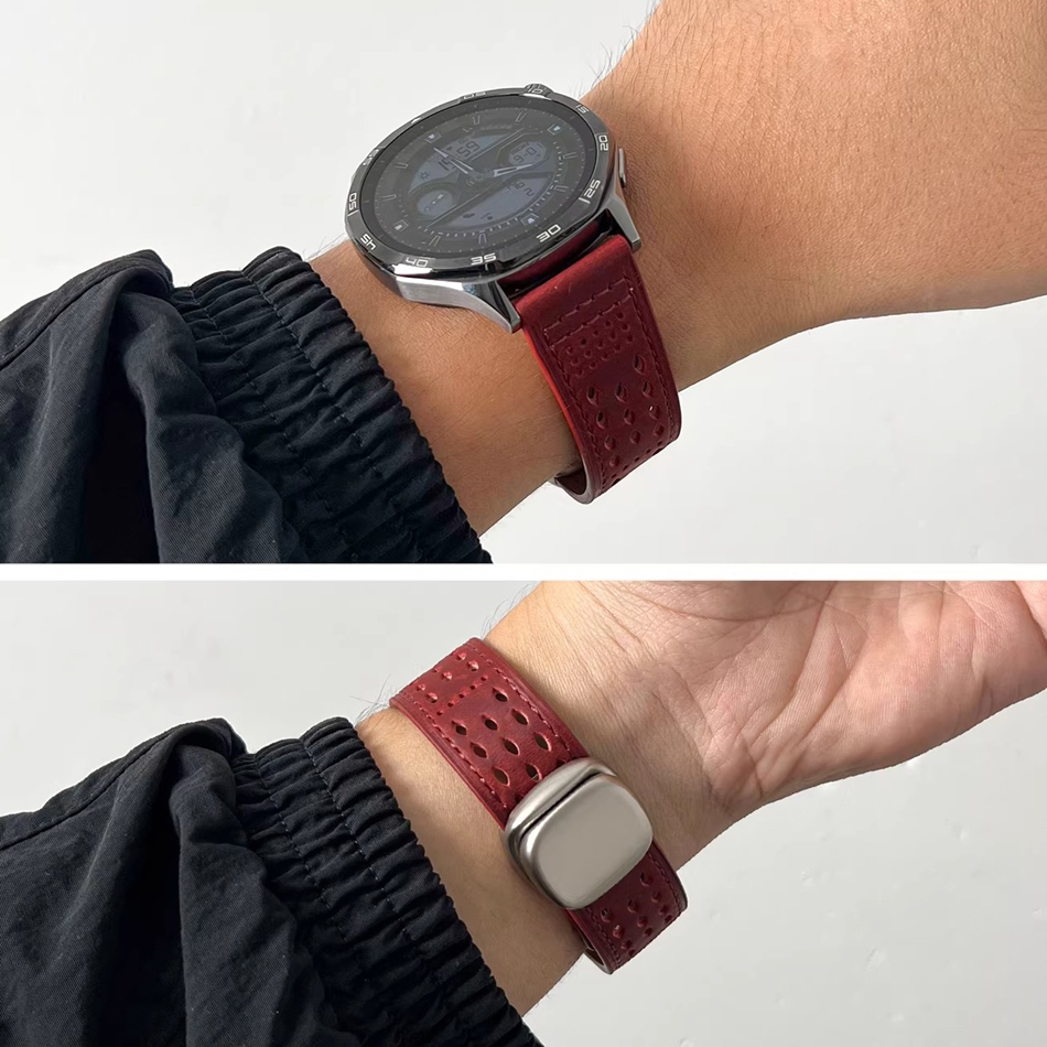 สายนาฬิกาหนังแท้ Crazy Horse แ - Leather Classic Strap บทวิจารณ์และราคา