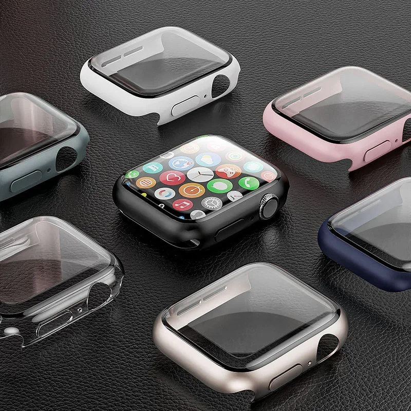 กระจกนิรภัย + ฝาครอบสําหรับ Ap - Apple Smartwatch Accessories บทวิจารณ์และราคา