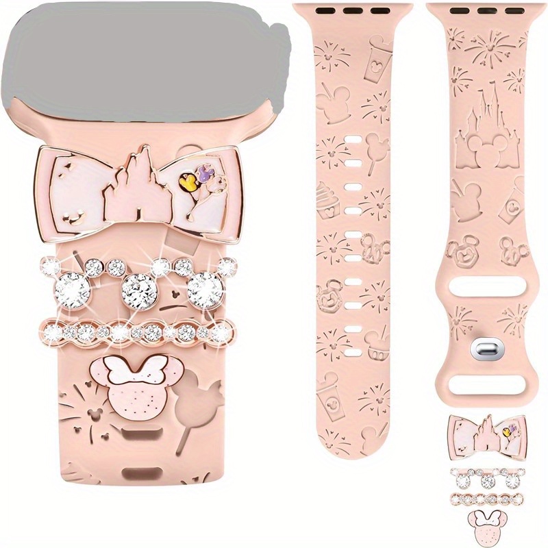 เสน่ห์สายนาฬิกาธีมการ์ตูนที่น่ - Smartwatch Watch Accessories บทวิจารณ์และราคา