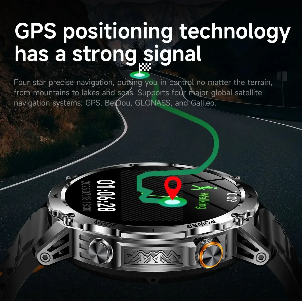 สมาร์ทวอทช์ทหารสำหรับผู้ชายพร้ - Smartwatch M Active บทวิจารณ์และราคา
