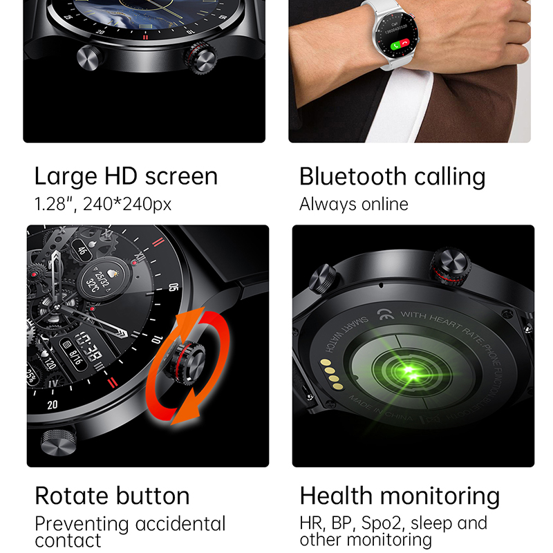นาฬิกาสมาร์ทวอทช์ GPS ECG+PPG  - Smartwatch Faces บทวิจารณ์และราคา