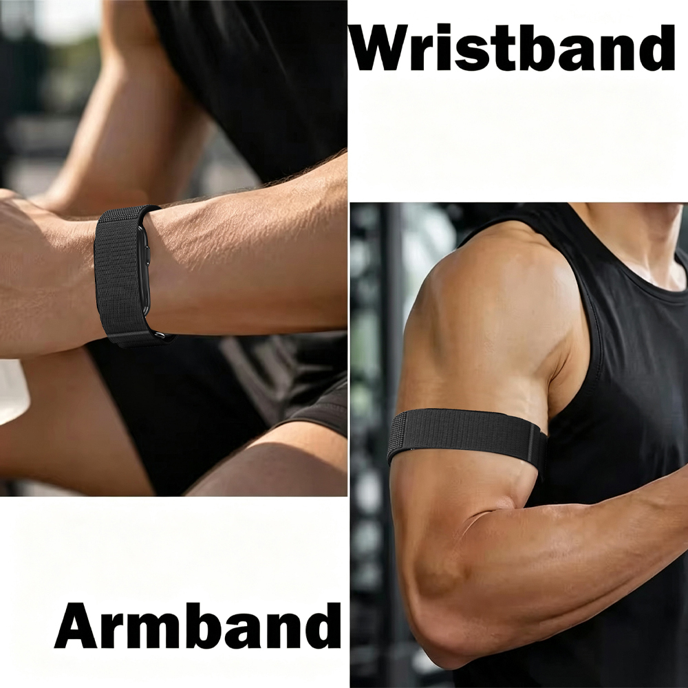 สายรัดข้อมือไนลอนถักแบบระบายอา - Smartwatch Id บทวิจารณ์และราคา