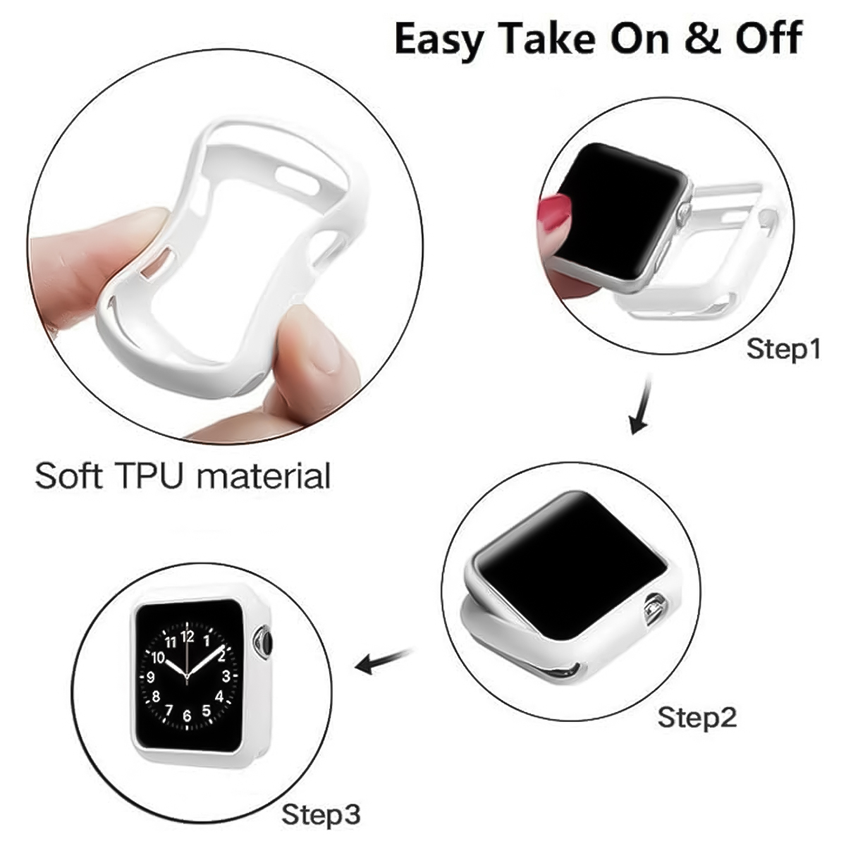 เคสซิลิโคน TPU สำหรับ Huawei W - Huawei Smartwatch Accessories บทวิจารณ์และราคา