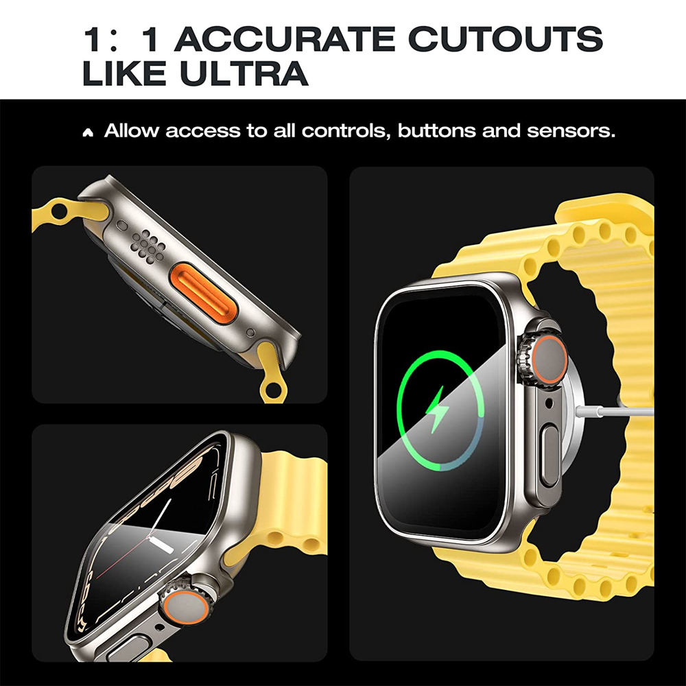 เปลี่ยนเป็นเคสป้องกันหน้าจออัล - Apple Smartwatch Accessories บทวิจารณ์และราคา