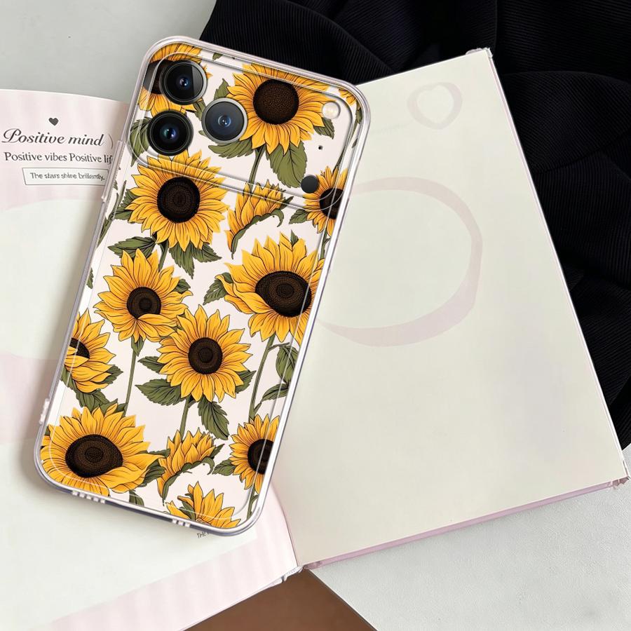 เคสลายดอกทานตะวันน่ารักสำหรับ  - Apple Iphone 15 บทวิจารณ์และราคา