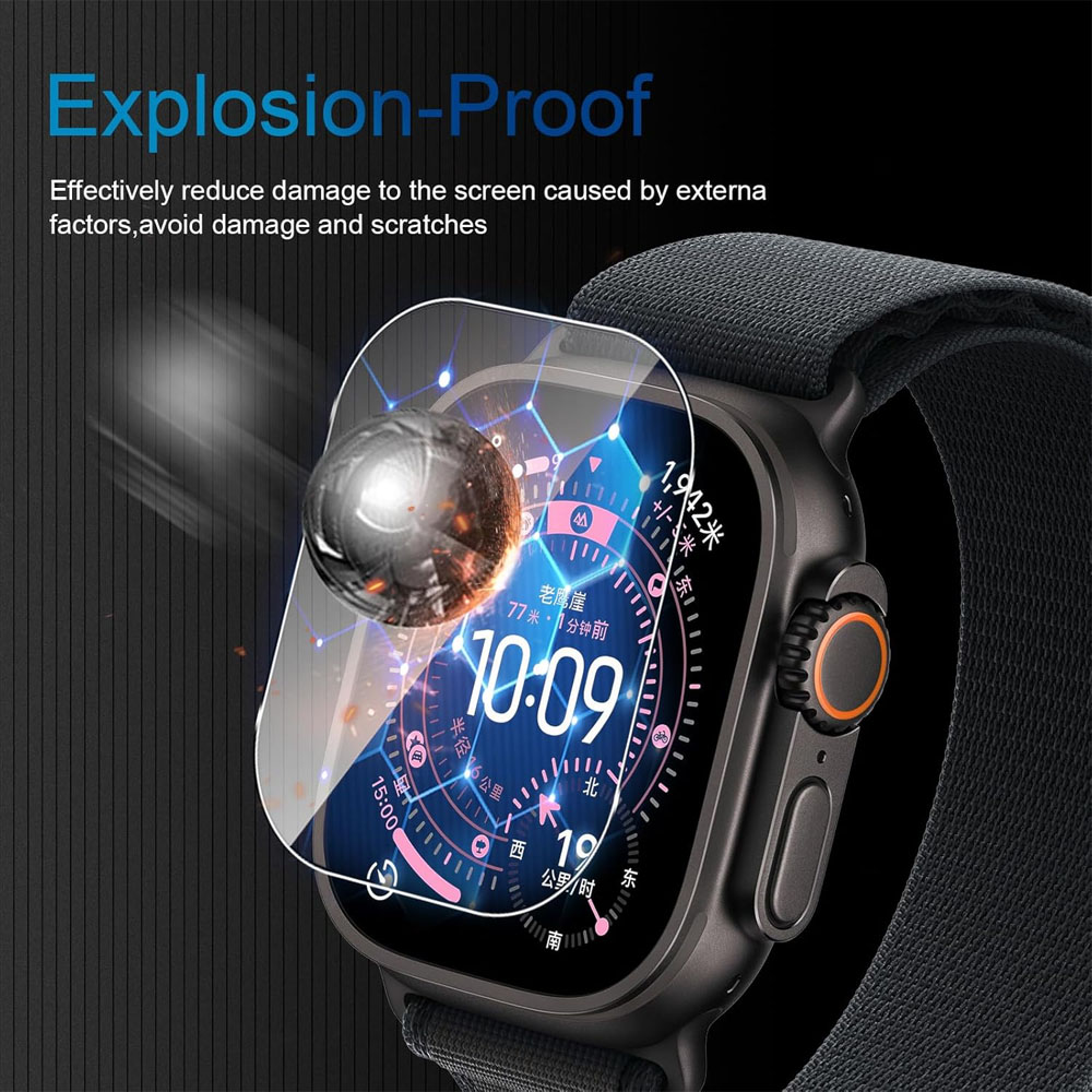 กระจกนิรภัยสำหรับแอปเปิ้ลวอตช์ - Smartwatch Case บทวิจารณ์และราคา