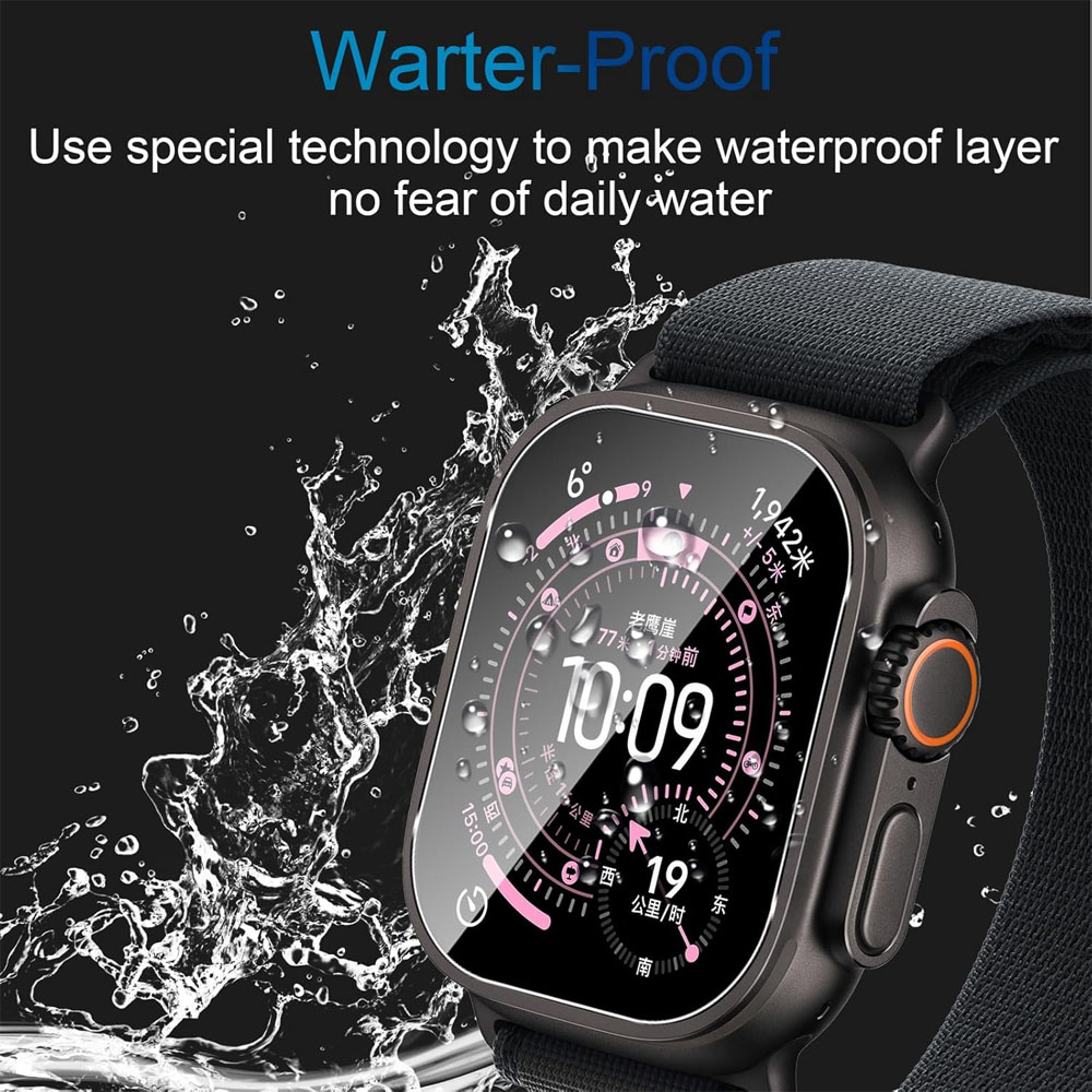 กระจกนิรภัยสำหรับแอปเปิ้ลวอตช์ - Smartwatch Case บทวิจารณ์และราคา