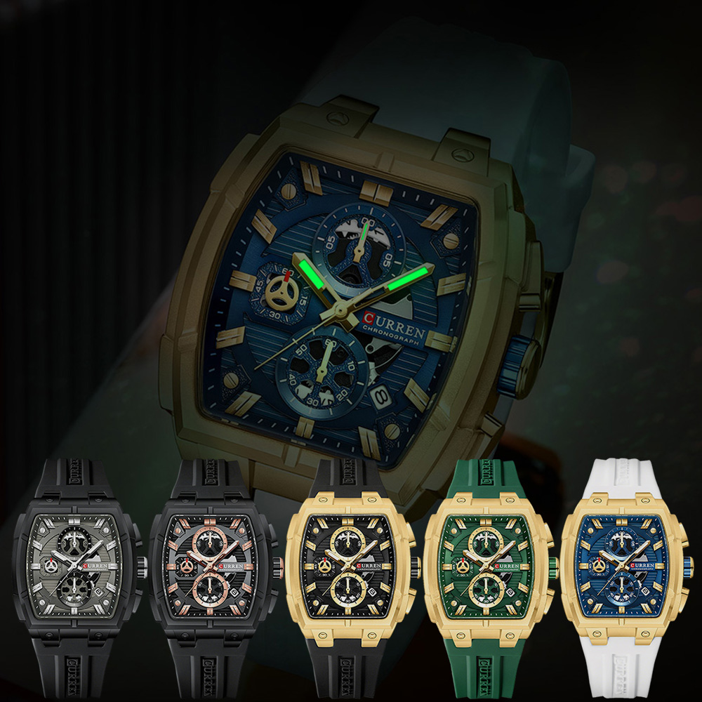 CURREN นาฬิกาวินเทจสุดหรูสำหรั - Accessories With Watch บทวิจารณ์และราคา