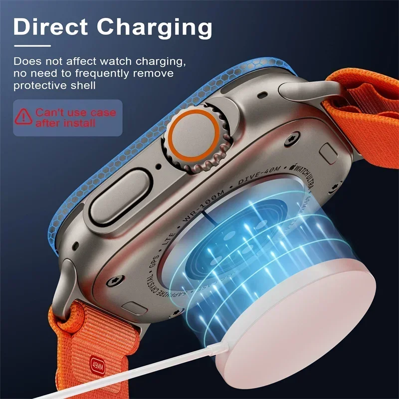 2PCS กระจกนิรภัยสําหรับ Apple  - Smartwatch Case บทวิจารณ์และราคา