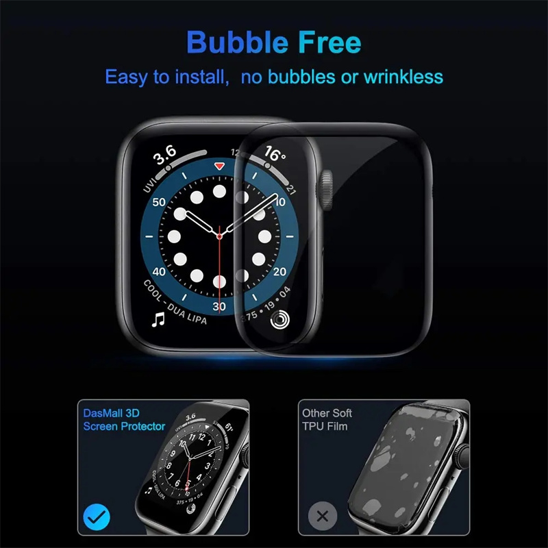 แก้วอ่อนสําหรับ Apple Watch ป้ - Apple Smartwatch Accessories บทวิจารณ์และราคา