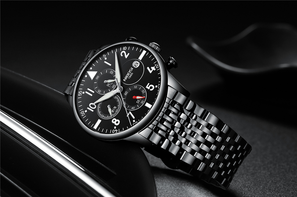 นาฬิกาข้อมือผู้ชาย NIBOSI แฟชั - Accessories With Watch บทวิจารณ์และราคา