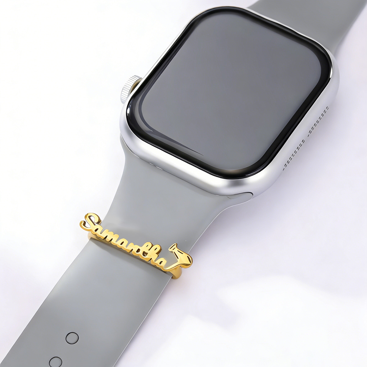ชาร์มโลหะสลักชื่อ Chandler สำห - Smartwatch Watch Accessories บทวิจารณ์และราคา