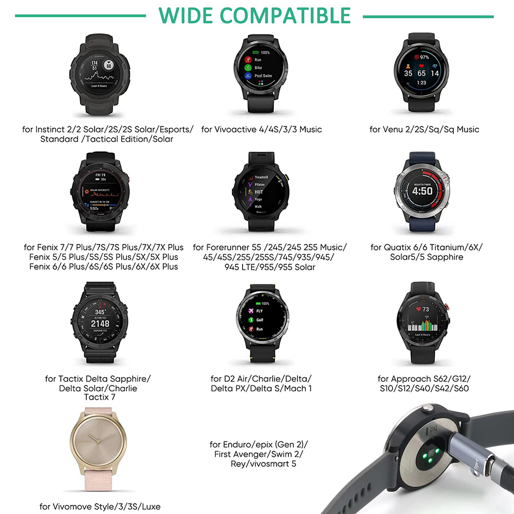 อะแดปเตอร์ชาร์จแบบพกพา Type C/ - Garmin Smartwatch Accessories บทวิจารณ์และราคา