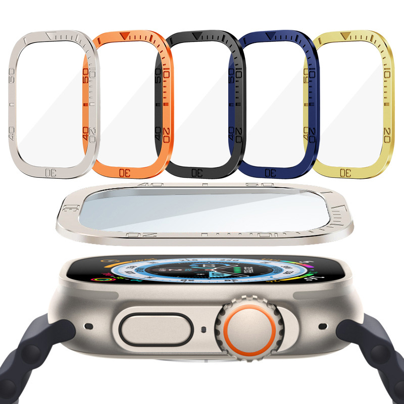 กระจกนิรภัยสำหรับแอปเปิ้ลวอตช์ - Smartwatch Case บทวิจารณ์และราคา