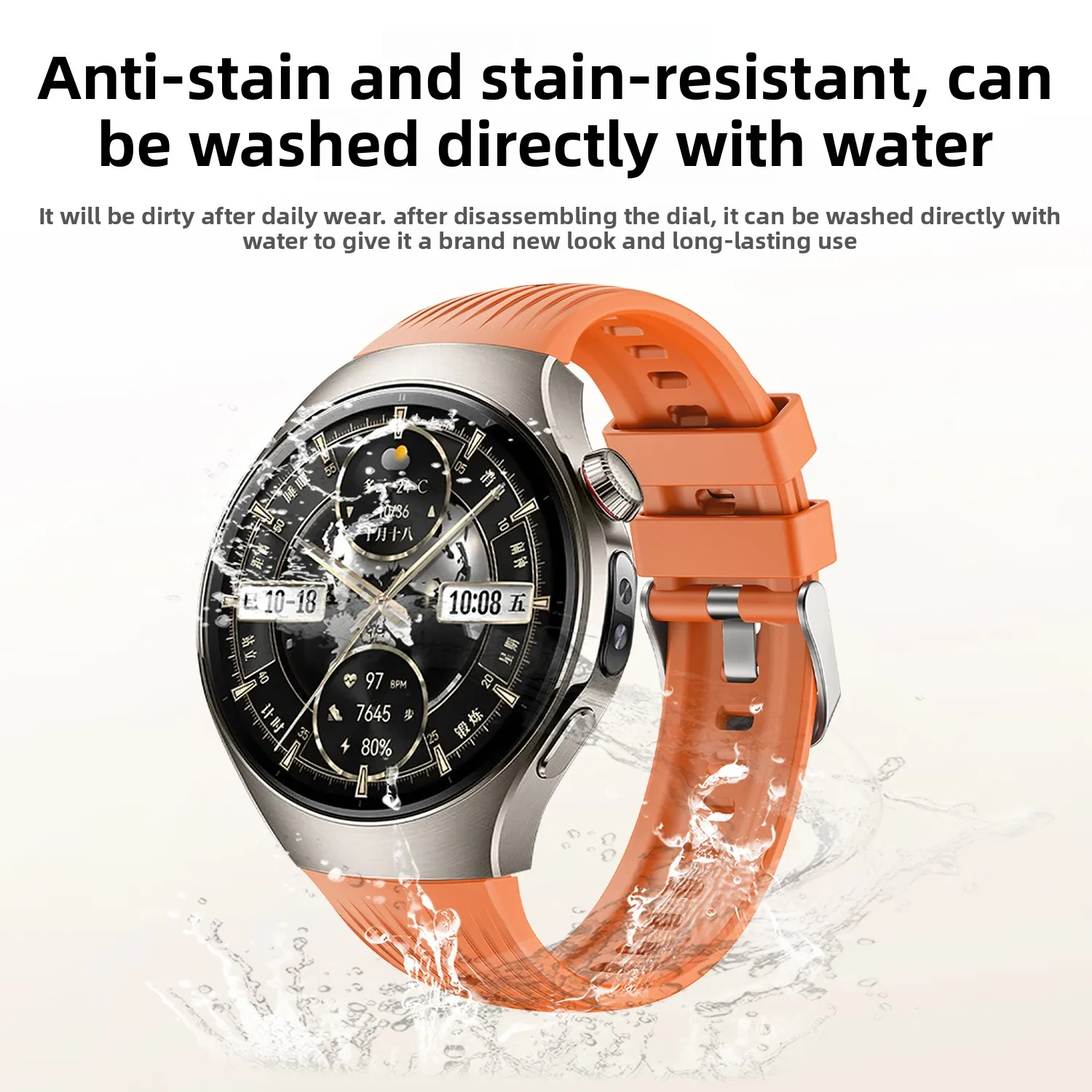 สายคล้องคอซิลิโคนสําหรับ Huawe - Huawei Smartwatch Accessories บทวิจารณ์และราคา
