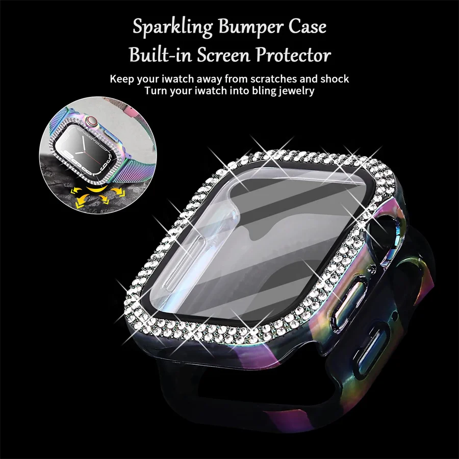 เพชรสําหรับ Apple Watch Case 4 - Apple Smartwatch Accessories บทวิจารณ์และราคา