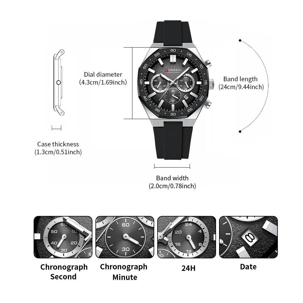 นาฬิกาข้อมือแฟชั่นลำลองสำหรับผ - Accessories With Watch บทวิจารณ์และราคา