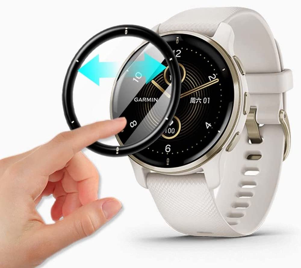 3D ขอบโค้งป้องกันฟิล์มสําหรับ  - Garmin Smartwatch Accessories บทวิจารณ์และราคา