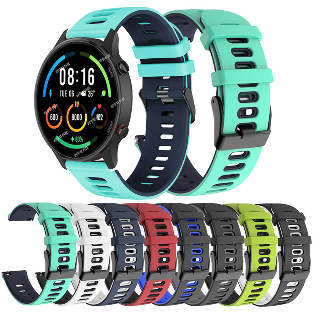 22 มม.Two-Tone กีฬาสําหรับ Xia - Xiaomi Smartwatch S3 Accessories บทวิจารณ์และราคา