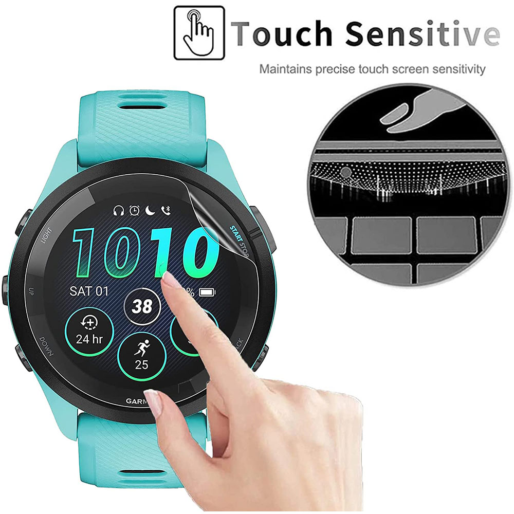 3Pcs Soft HD Hydrogel ป้องกันฟ - Garmin Smartwatch Accessories บทวิจารณ์และราคา