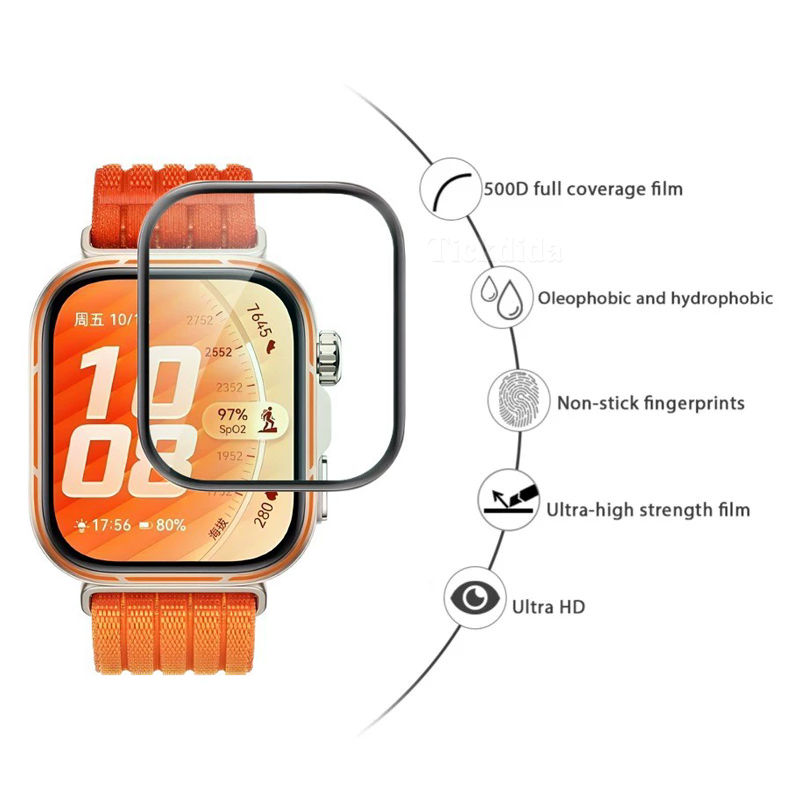 กระจกนิรภัยแบบนุ่มสำหรับหัวเว่ - Huawei Smartwatch Accessories บทวิจารณ์และราคา