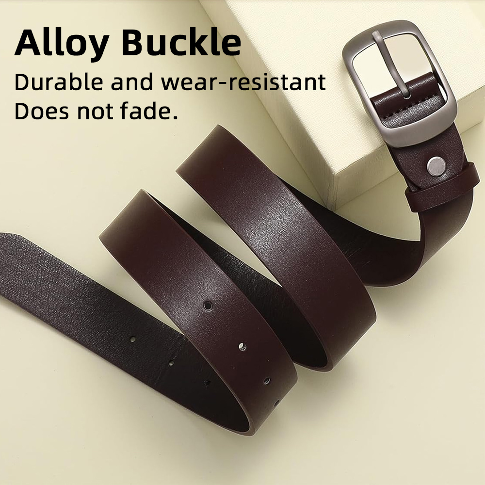 เข็มขัดแฟชั่นผู้หญิงหนังเทียมพ - Leather Classic Strap บทวิจารณ์และราคา