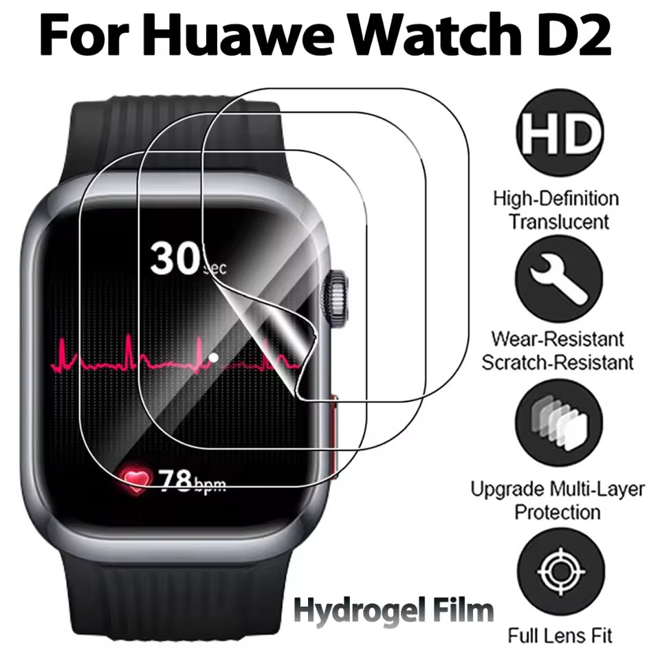 3 ชิ้น TPU Hydrogel ภาพยนตร์สํ - Huawei Smartwatch Accessories บทวิจารณ์และราคา