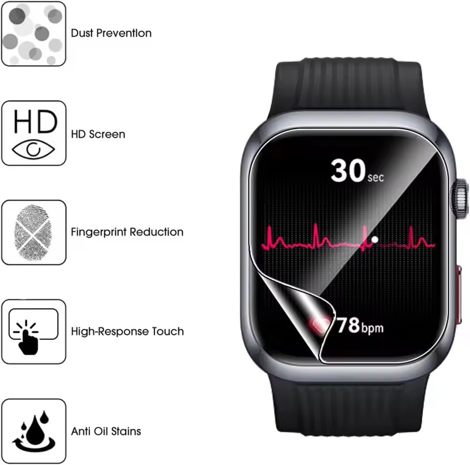 3 ชิ้น TPU Hydrogel ภาพยนตร์สํ - Huawei Smartwatch Accessories บทวิจารณ์และราคา